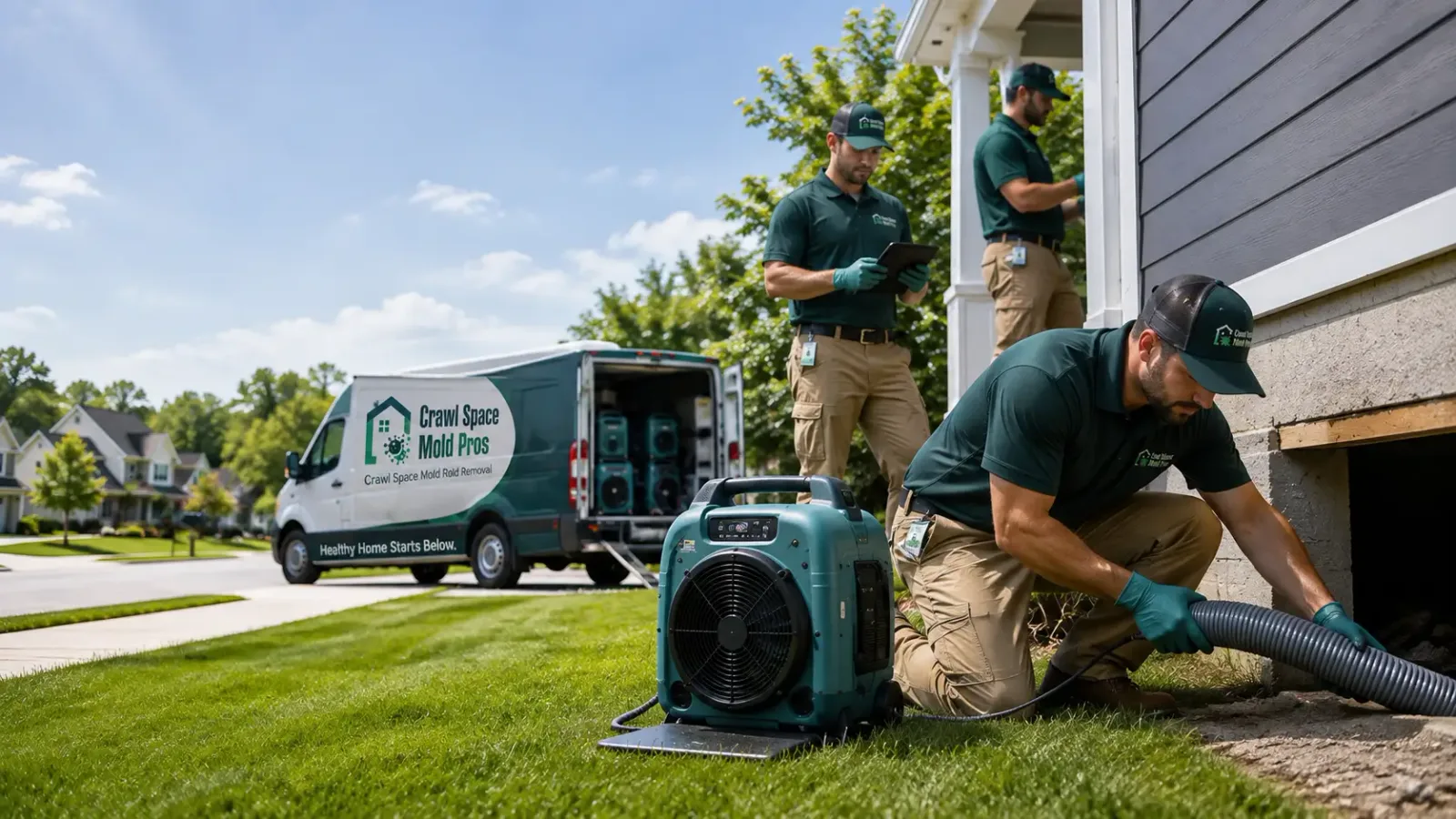 Crawl Space Mold Removal in Romance, AR
